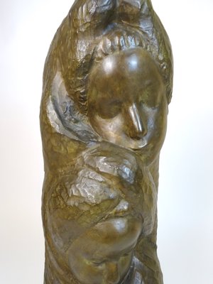 Francesco Falcone, Maternity Sculpture, 1927, Bronze-MLN-1128462