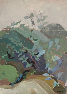 Francine Ledieu, Landscape, 1965, Gouache on Paper-CHG-2031303