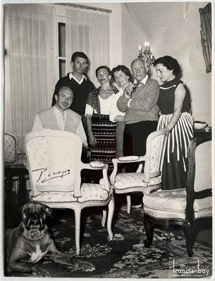 Francis Bay, Pablo Picasso with Family, Original Photograph-KHH-2028563