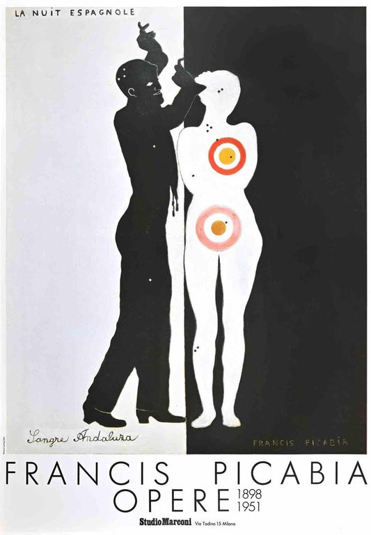 Francis Picabia, La Nuit Espagnole Exhibition, 1986, Poster