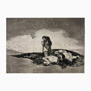 Francisco De Goya, There Is No One to Help Them Original Radierung, 1800s, Etching-QFT-2016479