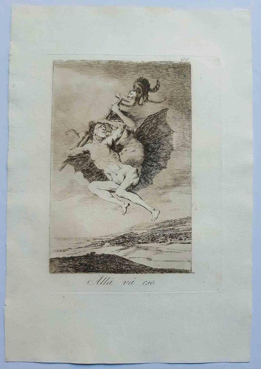 Francisco Goya, There Và Eso Caprichos, Original Etching, 1799