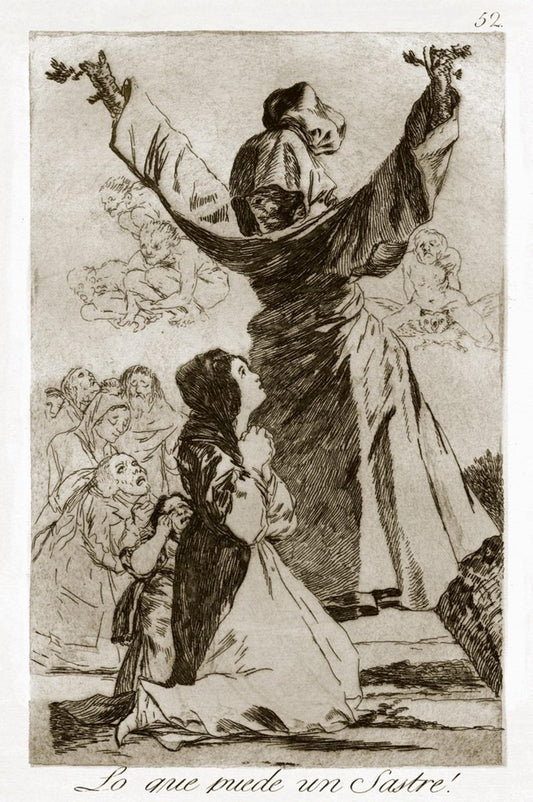 Francisco Goya, What Can a Tailor!, Original Etching, 1868