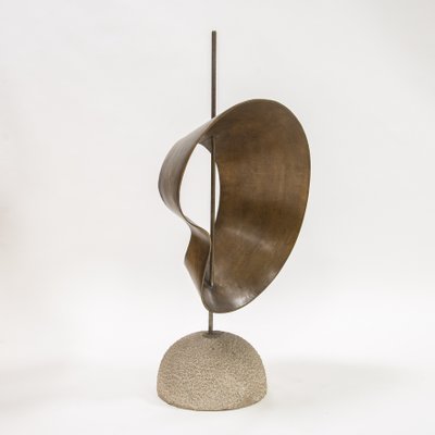 Franco Asco, Forma Evoluzione 14B, 1957, Bronze & Stone-XSC-1377167