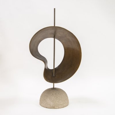 Franco Asco, Forma Evoluzione 14B, 1957, Bronze & Stone-XSC-1377167