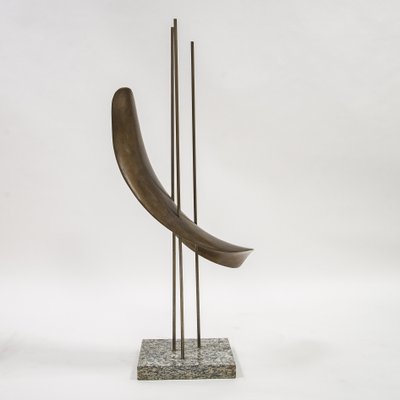 Franco Asco, Forma Evoluzione, 1960s, Bronze & Stone-XSC-1377298