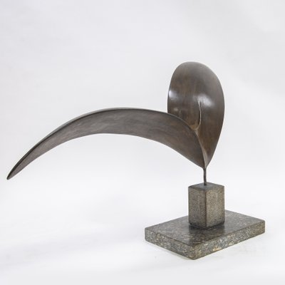 Franco Asco, Forma Evoluzione, 1960s, Bronze & Stone-XSC-1377301