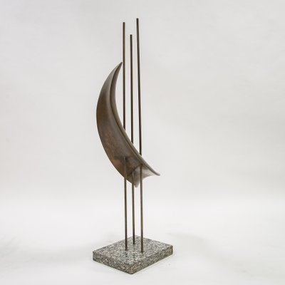 Franco Asco, Forma Evoluzione, 1960s, Bronze & Stone-XSC-1377298