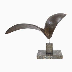 Franco Asco, Forma Evoluzione, 1960s, Bronze & Stone-XSC-1377301