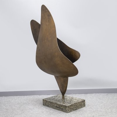 Franco Asco, Forma Evoluzione 59, 1957, Bronze & Stone-XSC-1377174