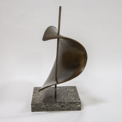 Franco Asco, Forma Evoluzione 80, 1957, Bronze & Stone-XSC-1377181