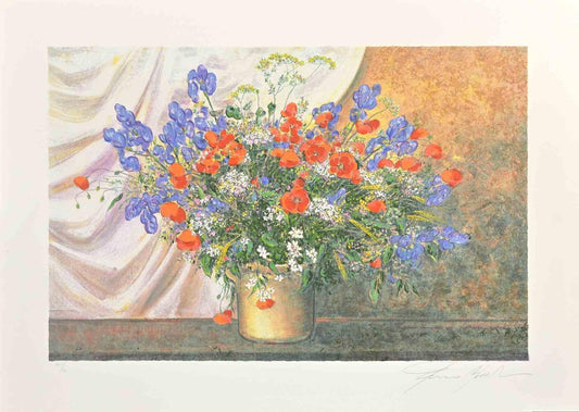 Franco Bocchi, Wildflowers, Screen Print, 1980s