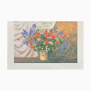 Franco Bocchi, Wildflowers, Screen Print, 1980s-ZCI-2029401