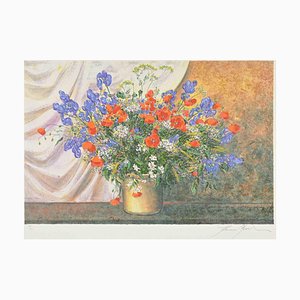 Franco Bocchi, Wildflowers, Screen Print, 1980s-ZCI-2030080