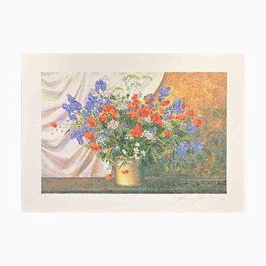 Franco Bocchi, Wildflowers, Screen Print, 1980s-ZCI-1775517