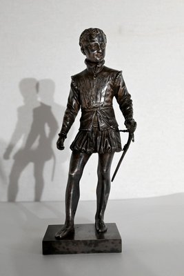 François-Joseph Bosio, Young Henri IV, Late 1800s, Bronze-RVK-1441905