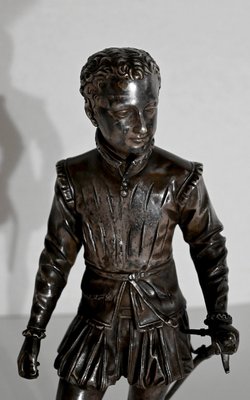 François-Joseph Bosio, Young Henri IV, Late 1800s, Bronze-RVK-1441905