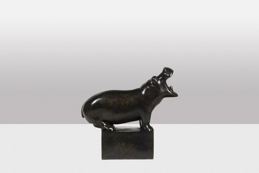 François Pompon. Hippopotame, Bronze, 2006