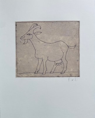 François-Xavier Lalanne, La Chèvre (The Goat), 2004, Lithograph-ICD-1817605