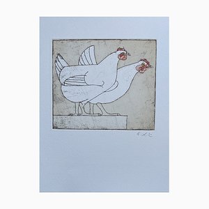 François-Xavier Lalanne, Les Poules (The Hens), 2004, Lithograph-ICD-1817580