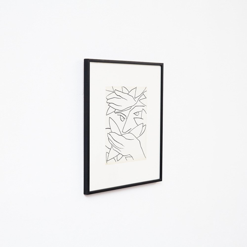 Françoise Gilot, Untitled, Lithograph, 1951, Paper, Framed