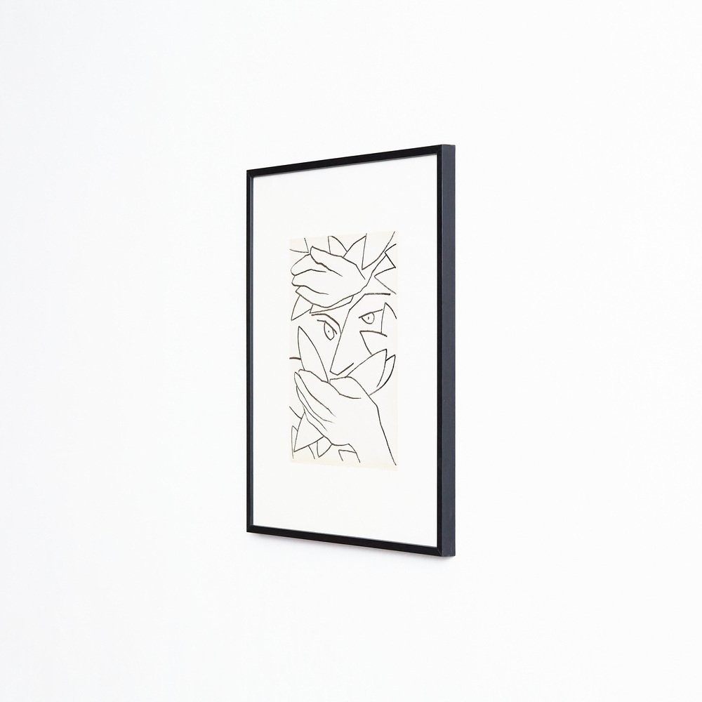 Françoise Gilot, Untitled, Lithograph, 1951, Paper, Framed