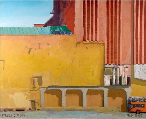 Frank Suplie, Berlin, Alte Glasfabrik Stralau, 2002, Egg Tempera on Canvas-CHG-1156939