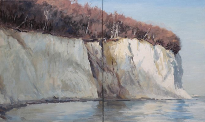 Frank Suplie, Rügen, Kreidefelsen, 2011, Egg Tempera on Canvas-CHG-2025379