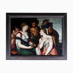 Frans Floris de Vriendt, Cup of Ceres, 16th-Century, Oil on Canvas, Framed-WMV-1127140