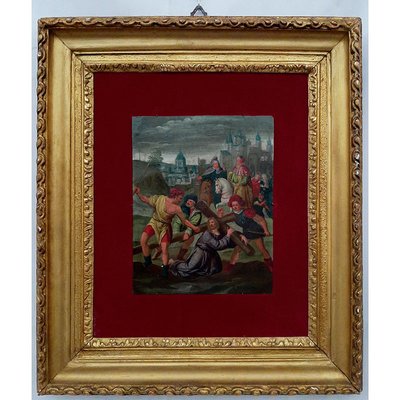 Frans Francken III, Climb to Calvary, 1600s, Oil Painting, Framed-BEW-2023580