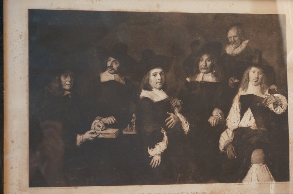 Frans Hals Regents, Figurative Scene, 1664, Engraving