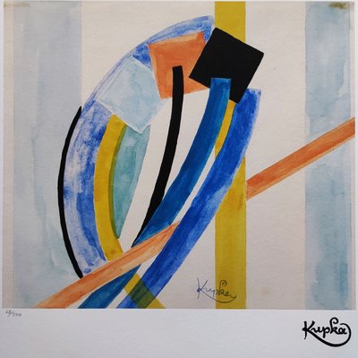 František Kupka, Abstract Composition, Original Lithograph, 20th Century-QGR-1404656