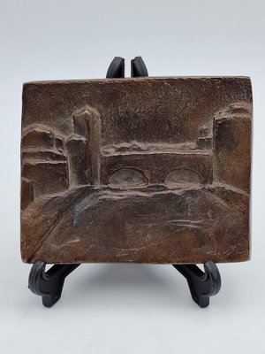 Franz Borghese, Bas-Relief, 1950s, Bronze-RKF-1811621