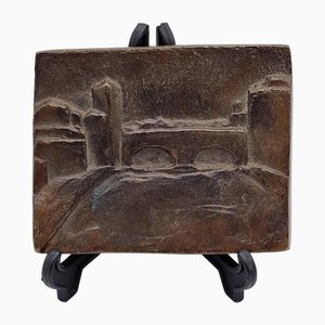 Franz Borghese, Bas-Relief, 1950s, Bronze-RKF-1811621