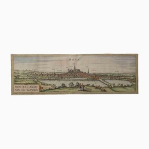 Franz Hogenberg, Ancient View of Mons, Etching, 16th-Century-ZCI-1163263