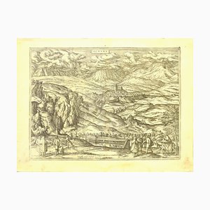 Franz Hogenberg - Map of Alhama - Etching - Late 16th Century-ZCI-822947