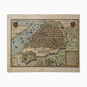 Franz Hogenberg, Map of Antwerp, Etching, Late 16th Century-ZCI-1770101