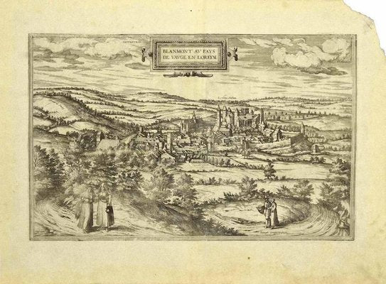 Franz Hogenberg - View of Blanmont - Etching - Late 16th Century-ZCI-825147