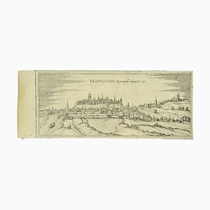 Franz Hogenberg - View of Freising - Etching - Late 16th Century-ZCI-834646