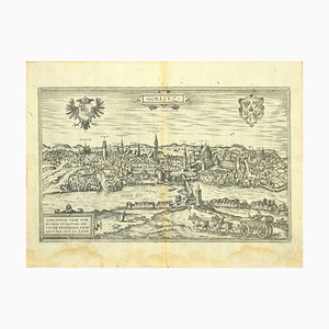 Franz Hogenberg - View of Gorlitz - Etching - Late 16th Century-ZCI-823537