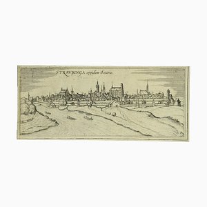 Franz Hogenberg - View of Straubing - Etching - Late 16th Century-ZCI-834645