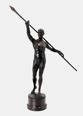 Franz Iffland, Javelin Thrower, 1910, Bronze-TPH-2021664