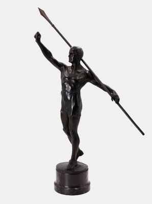 Franz Iffland, Javelin Thrower, 1910, Bronze-TPH-2021664