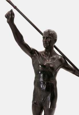 Franz Iffland, Javelin Thrower, 1910, Bronze-TPH-2021664