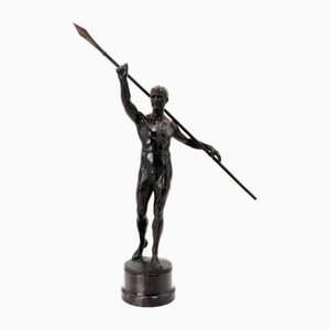 Franz Iffland, Javelin Thrower, 1910, Bronze-TPH-2021664