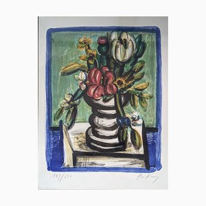 Franz Priking, Still Life with Flowers, 1960s-1970s, Hand-Signed Lithograph-NRC-1819380