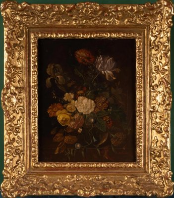 Franz Xaver Pieler, Flower Still Life, 1890s, Oil Painting-QOR-2023528