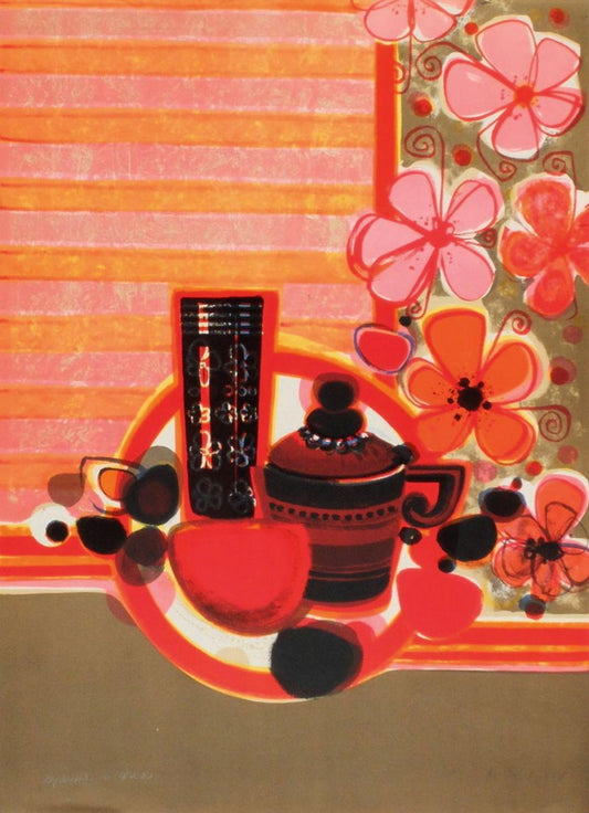 Frédéric Menguy, Store Rouge, 1973, Lithograph on Wove Paper