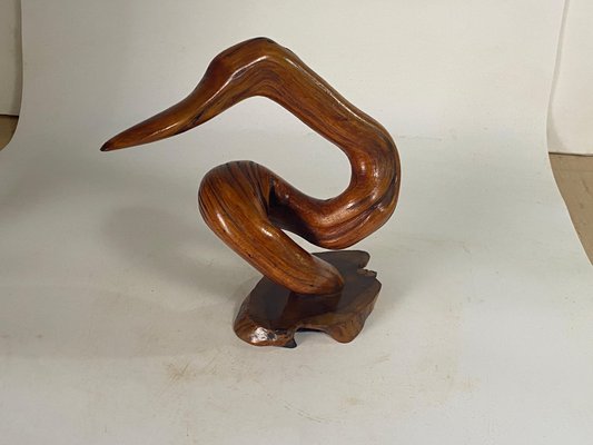 Free Form Abstract Sculpture in Wood, France, 1960-UR-1752823