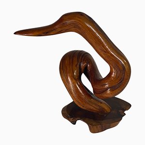 Free Form Abstract Sculpture in Wood, France, 1960-UR-1752823